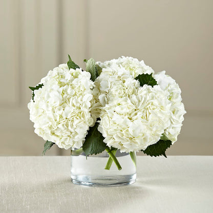 White Hydrangea Bouquet – BRICK HOUSE FLORIST & GIFTS, Staunton IL